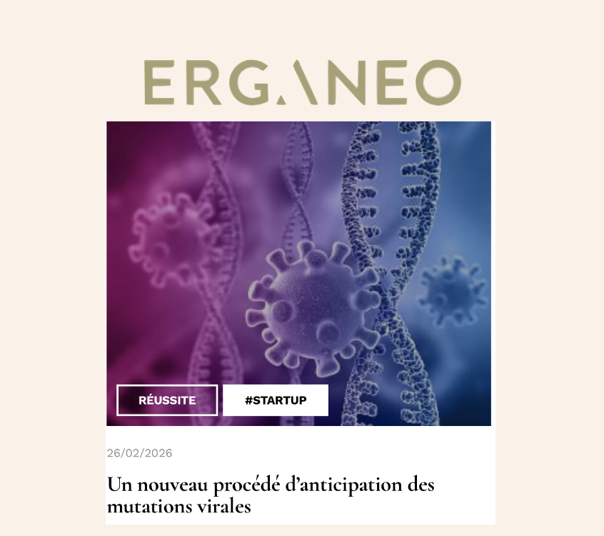 Erganeo — Un nouveau procédé d'anticipation des mutations virales